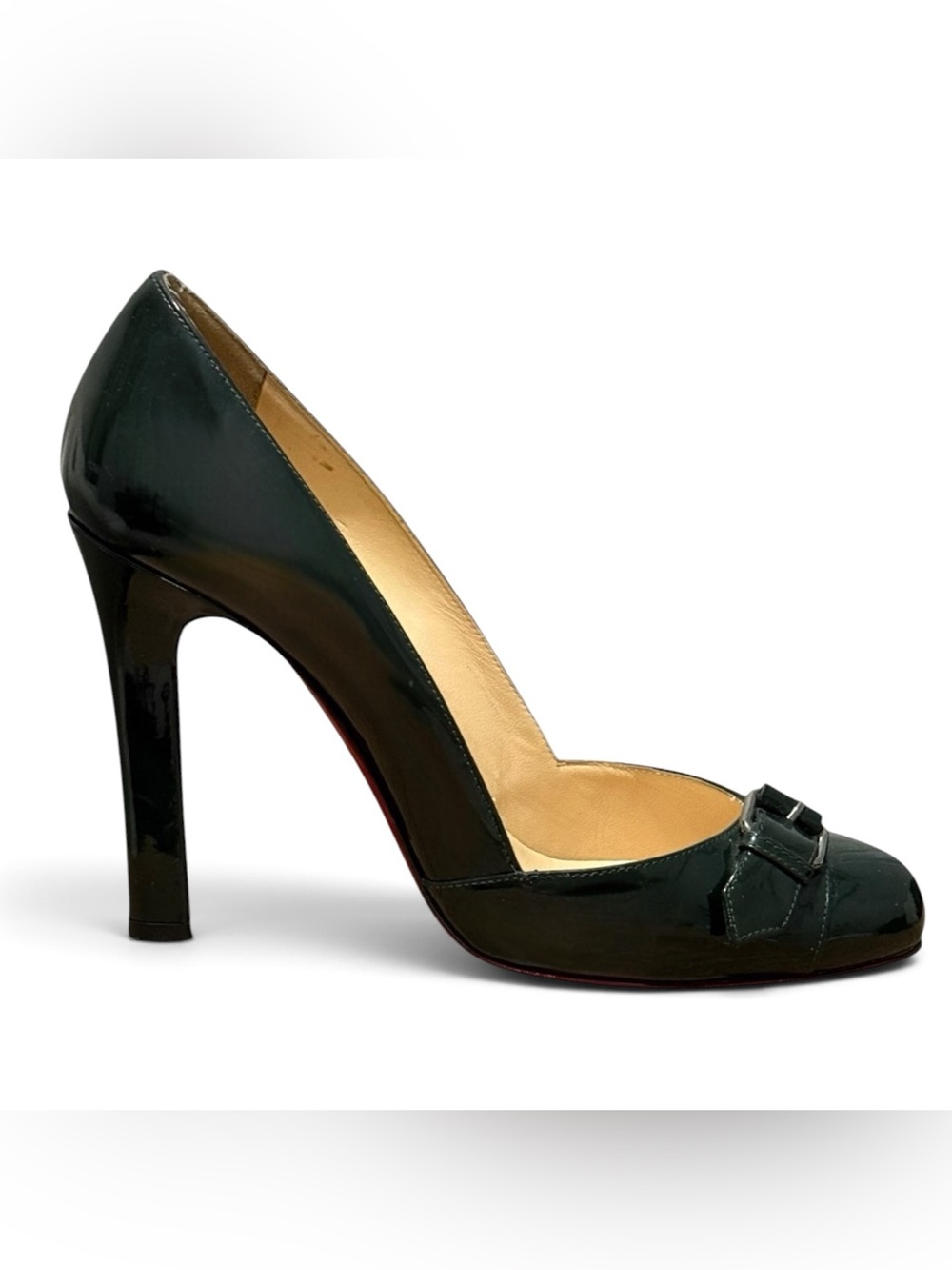 Christian Louboutin Patent Leather Buckle Pumps – Size 38 - Picture 8 of 8